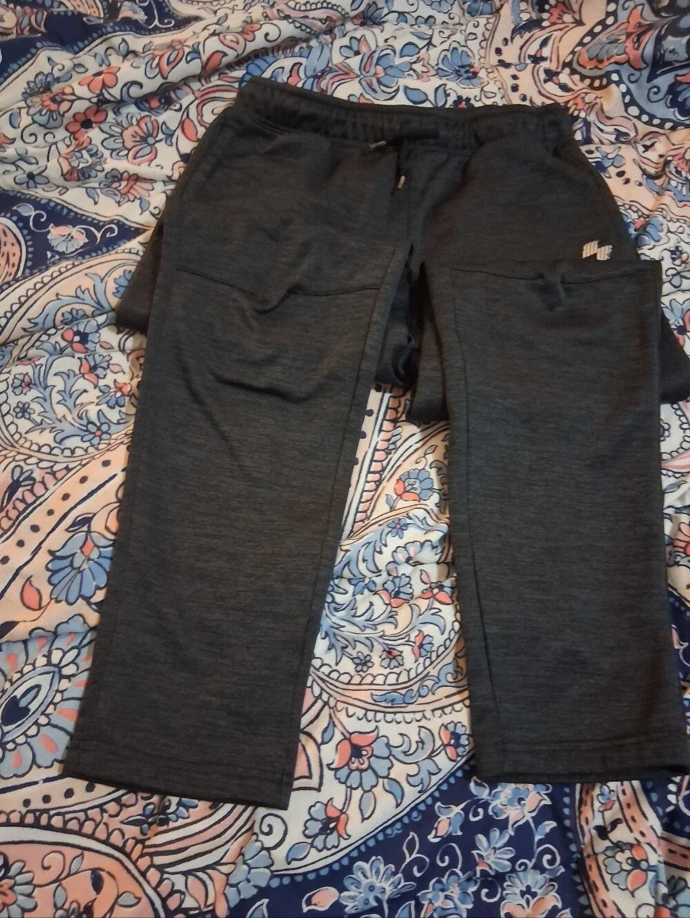 CHILDREN'S PLACE BOYS XXL SIZE 16 DARK GREY ATHLETIC PANTS